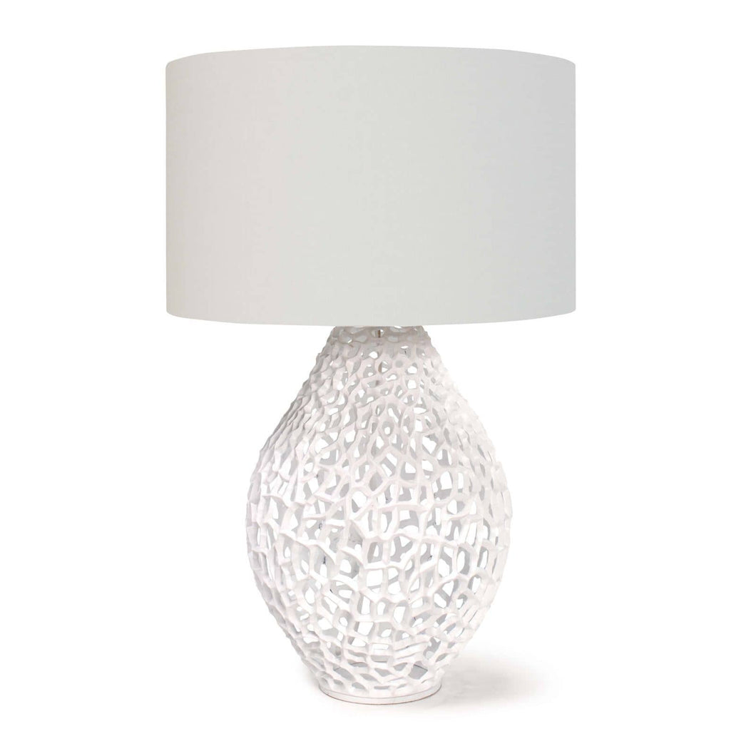 White Airy Table Lamp