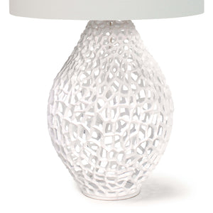 White Airy Table Lamp