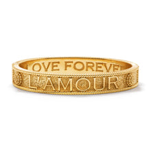 Load image into Gallery viewer, L&#39;Amour Toujour Hinged Bangle