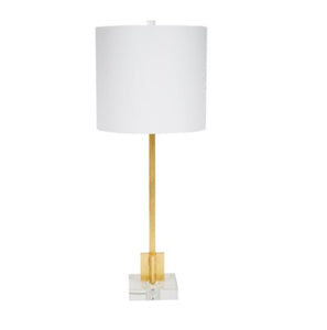 Gold Leaf Small Buffet Lamp