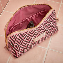 Load image into Gallery viewer, Otis Batterbee London large Cerise Beauty Bag