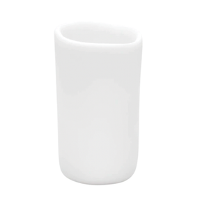Medium White Leo Vase