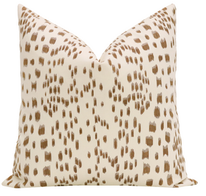 Tan Spotted Pillow