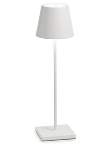 White Lamp with Charging Base