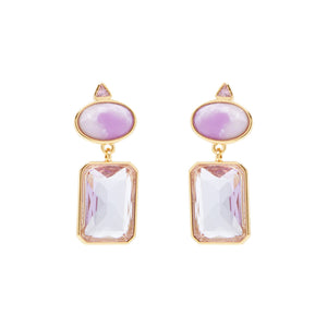 Purple Lottie Earrings