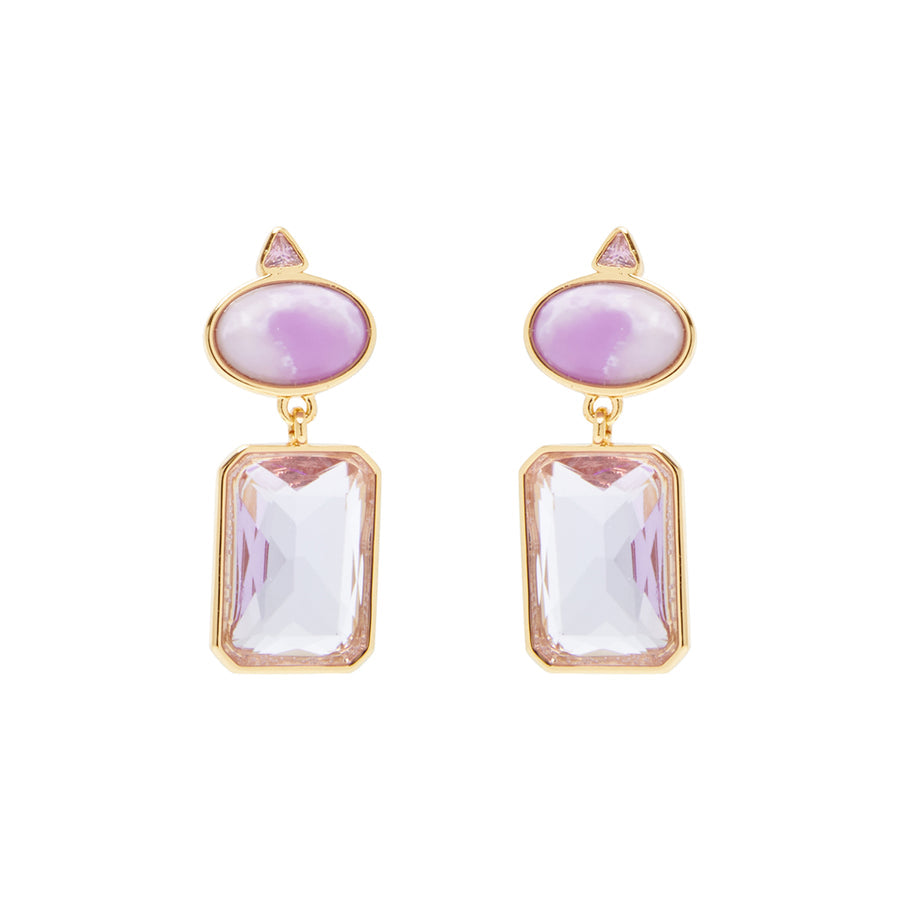 Purple Lottie Earrings