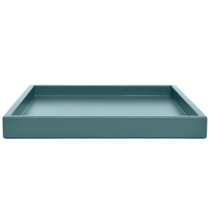 Shaded Blue Low Profile Rectangular Tray 15x22"