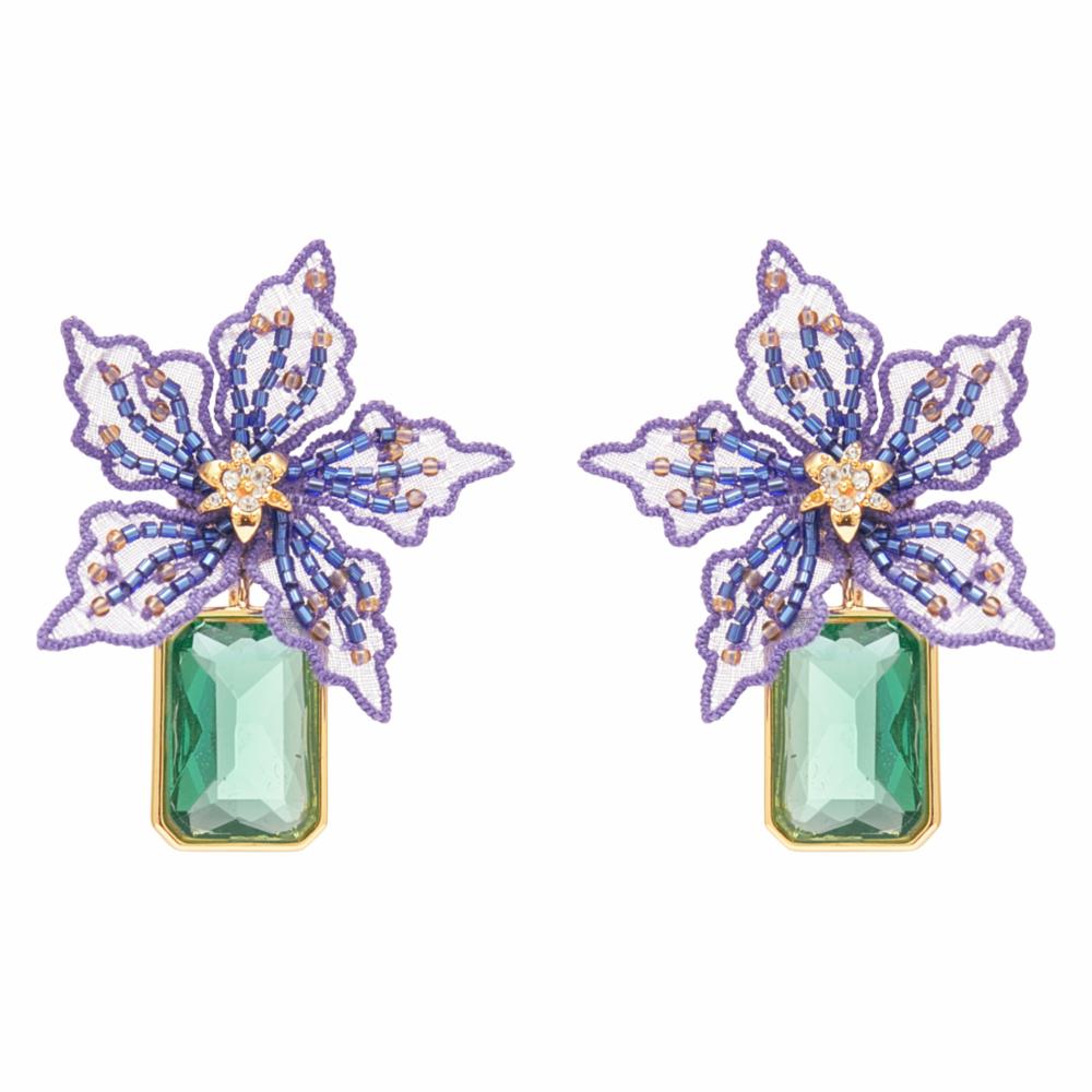 Purple Lucia Earrings