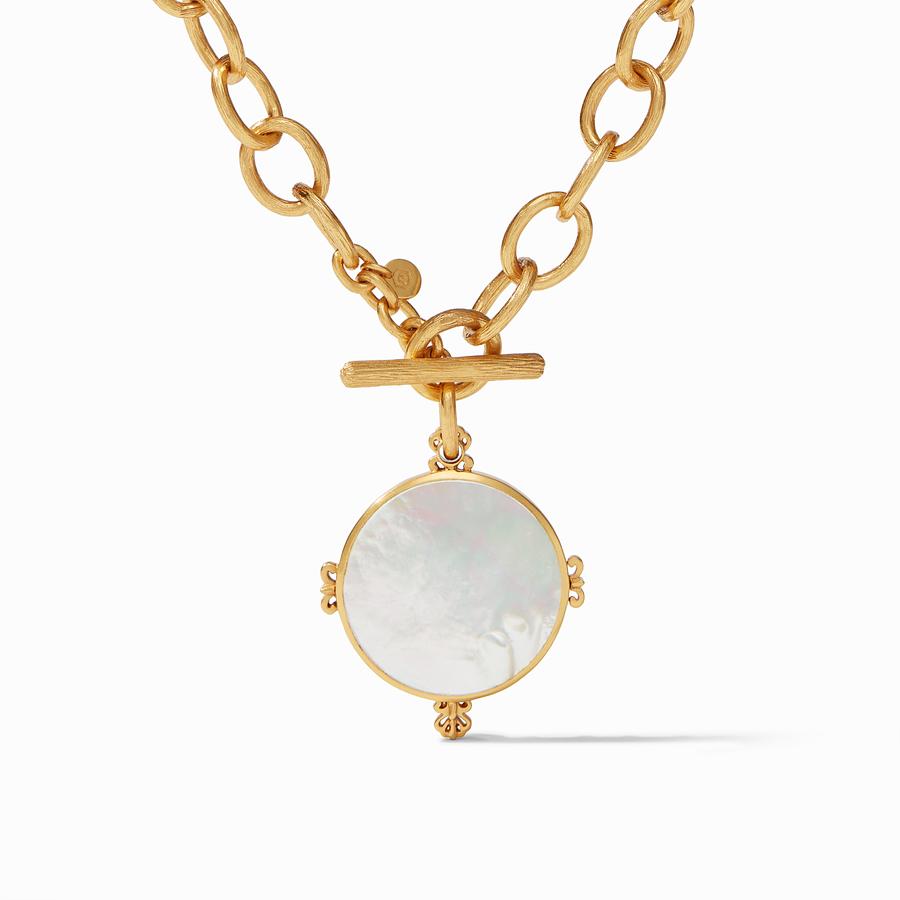 Mother of Pearl Meridian Statement Necklace