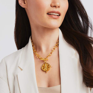 Mother of Pearl Meridian Statement Necklace