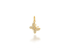 Load image into Gallery viewer, Mini Pave Butterfly Charm