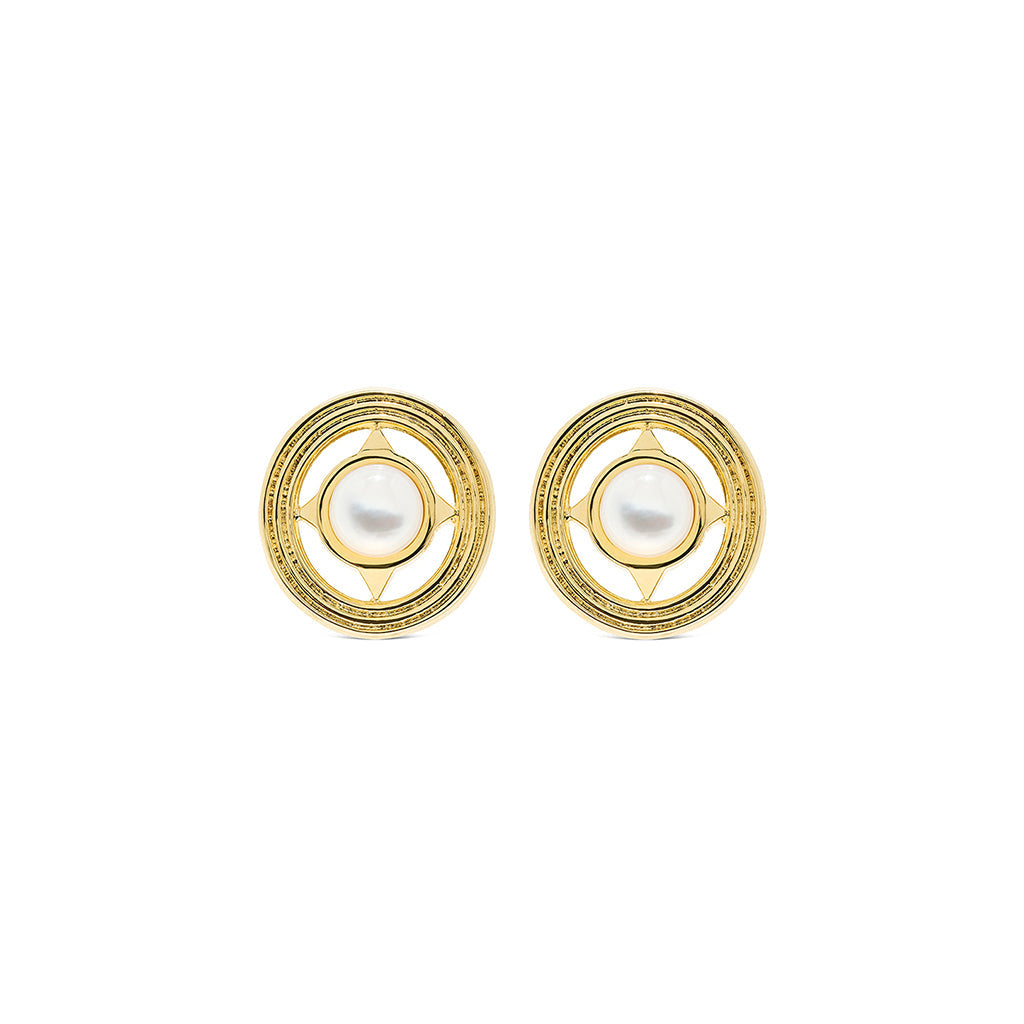 Monique Mother of Pearl Stud Earrings