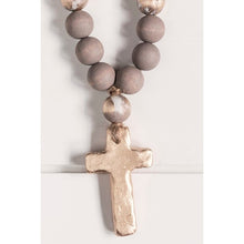 Load image into Gallery viewer, The Sercy Studio Norah Cross/Heart Blessing Beads