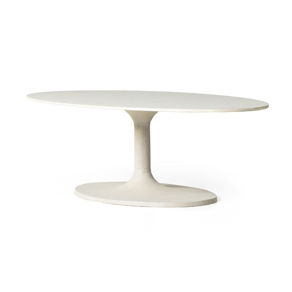 Matte Oval Coffee Table 54.75