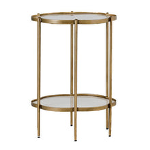 Load image into Gallery viewer, Brass Petal Silhouette Table