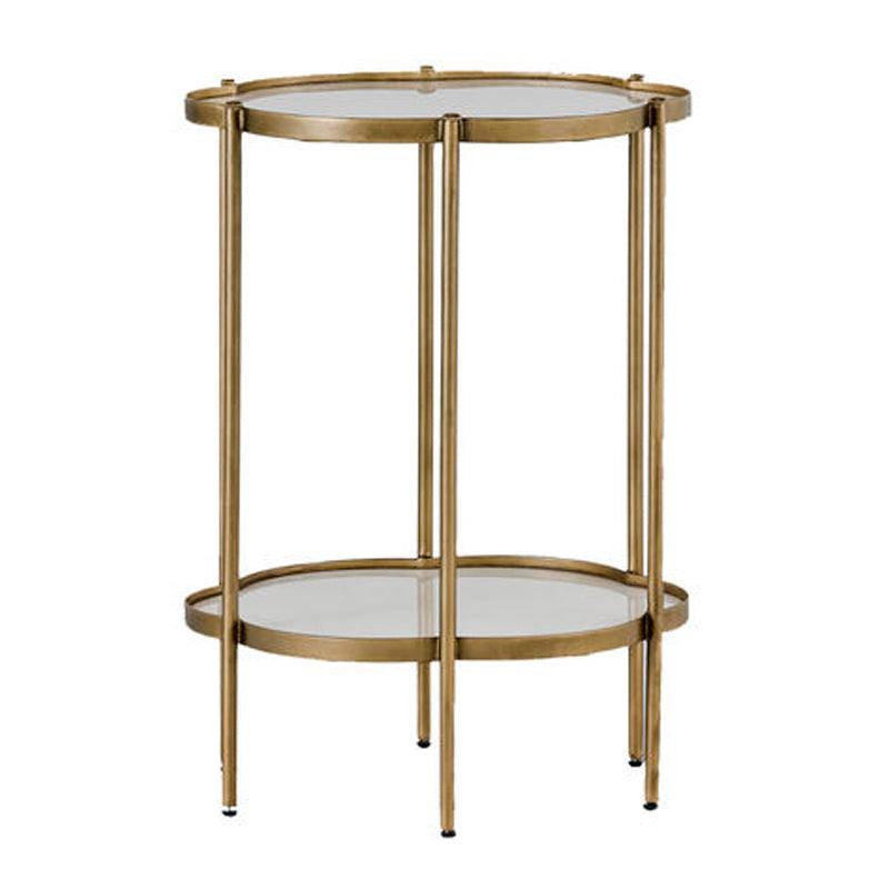 Brass Petal Silhouette Table