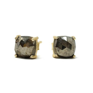 Pyrite Square Stud Earrings