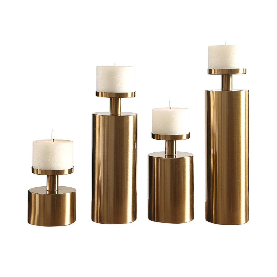Bronze Pillar Candleholder