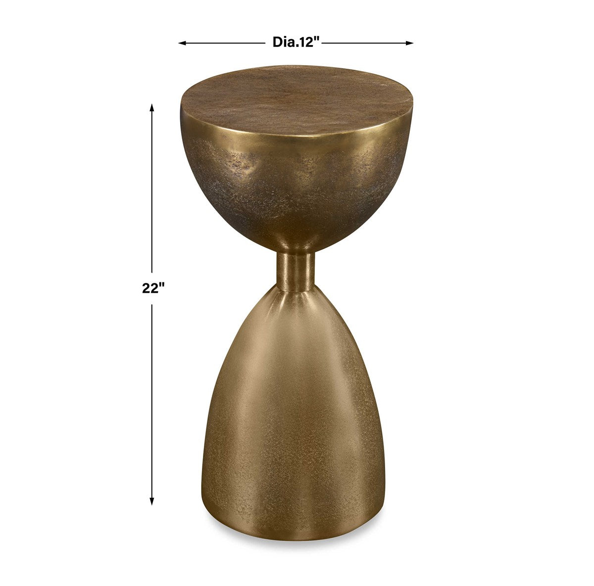 Brass Coup Side Table