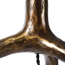 Load image into Gallery viewer, Brass Wish Bone Floor Lamp