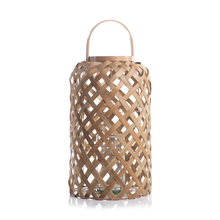 Load image into Gallery viewer, Rattan Lantern Style Hurricane