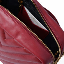 Load image into Gallery viewer, Rio Leather Shoulder Bag in Cherry