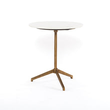 Load image into Gallery viewer, Marble and Brass Tripod Table