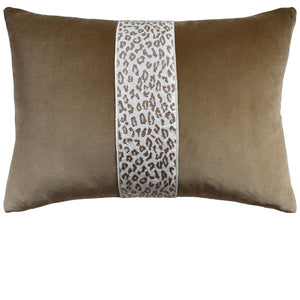 Brown Safari Tape Pillow