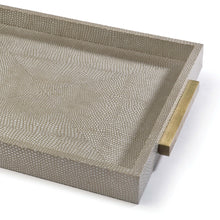 Load image into Gallery viewer, Square Shagreen Tray