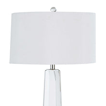 Load image into Gallery viewer, Tapered Hex Crystal Table Lamp