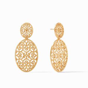 Gold Vienna Statement Earrings