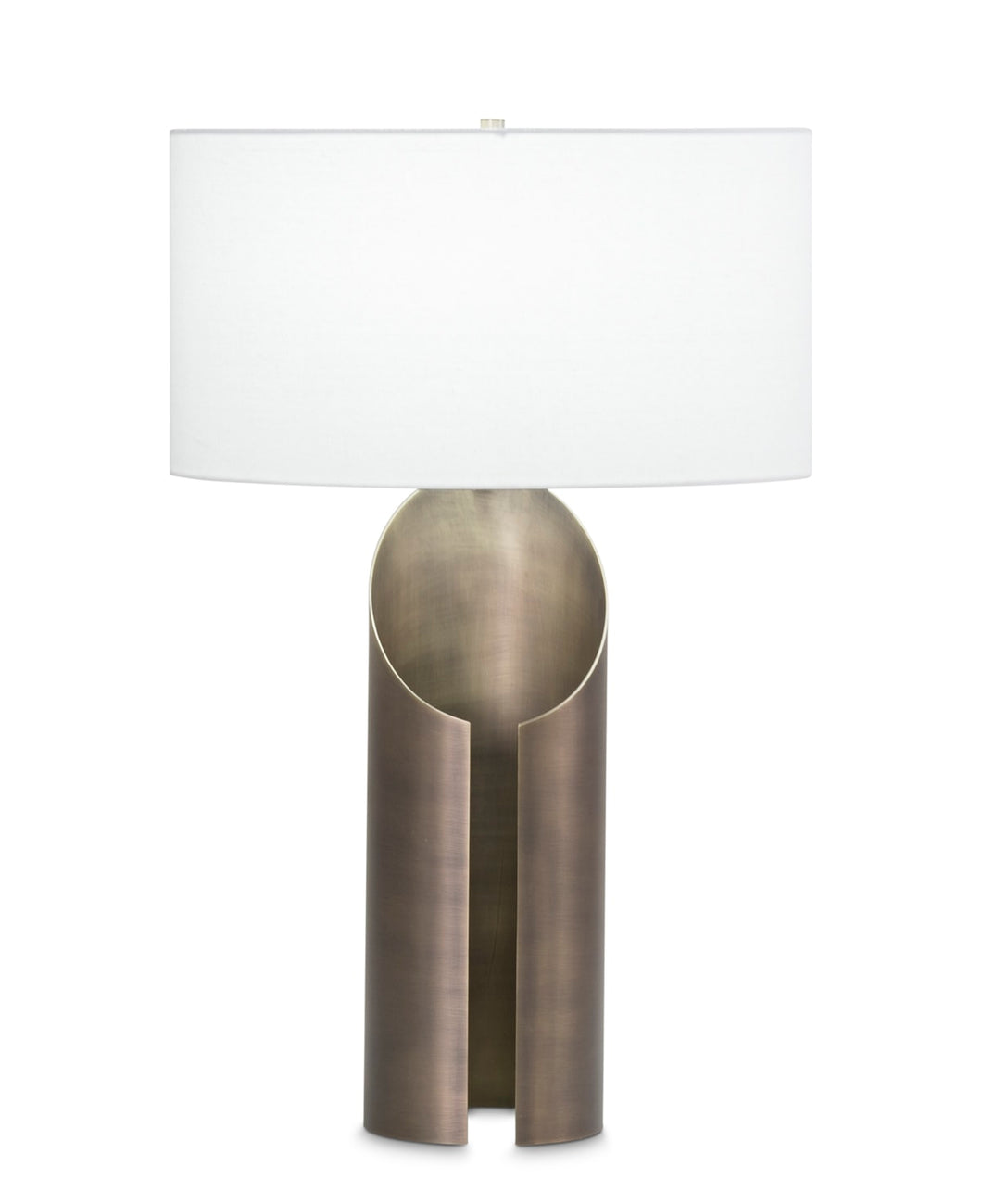 Brass Open Cylindrical Lamp