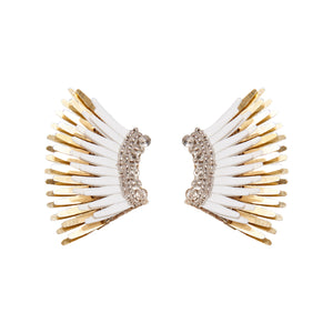 White Gold Mini Madeline Earrings