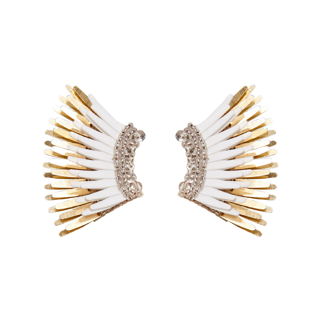 White Gold Mini Madeline Earrings