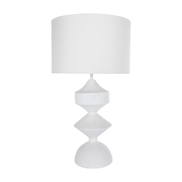 White Geometrically Shaped Lamp