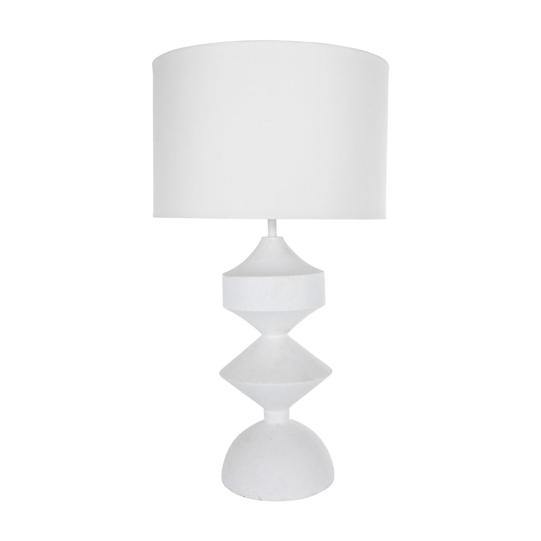 White Geometrically Shaped Lamp