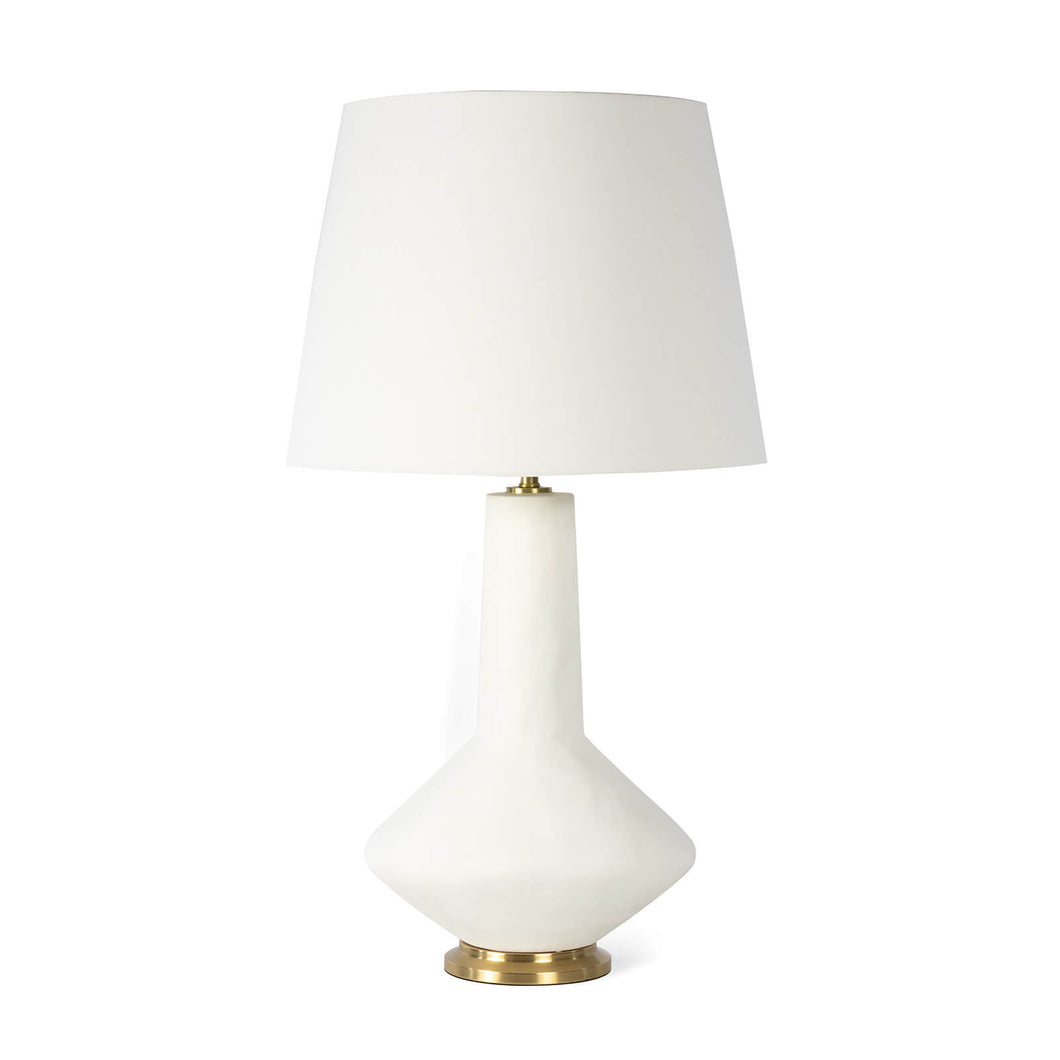 White Matte Ceramic Lamp