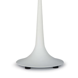Thin White Iron Table Lamp