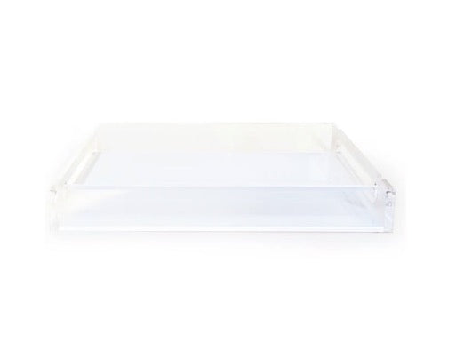 Acrylic Serving Tray in White
