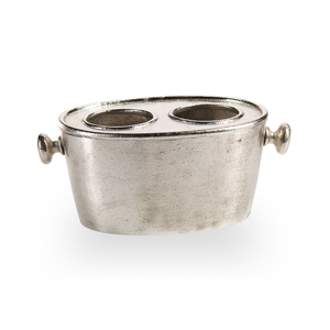 Raw Aluminum Wine Bottle Holder