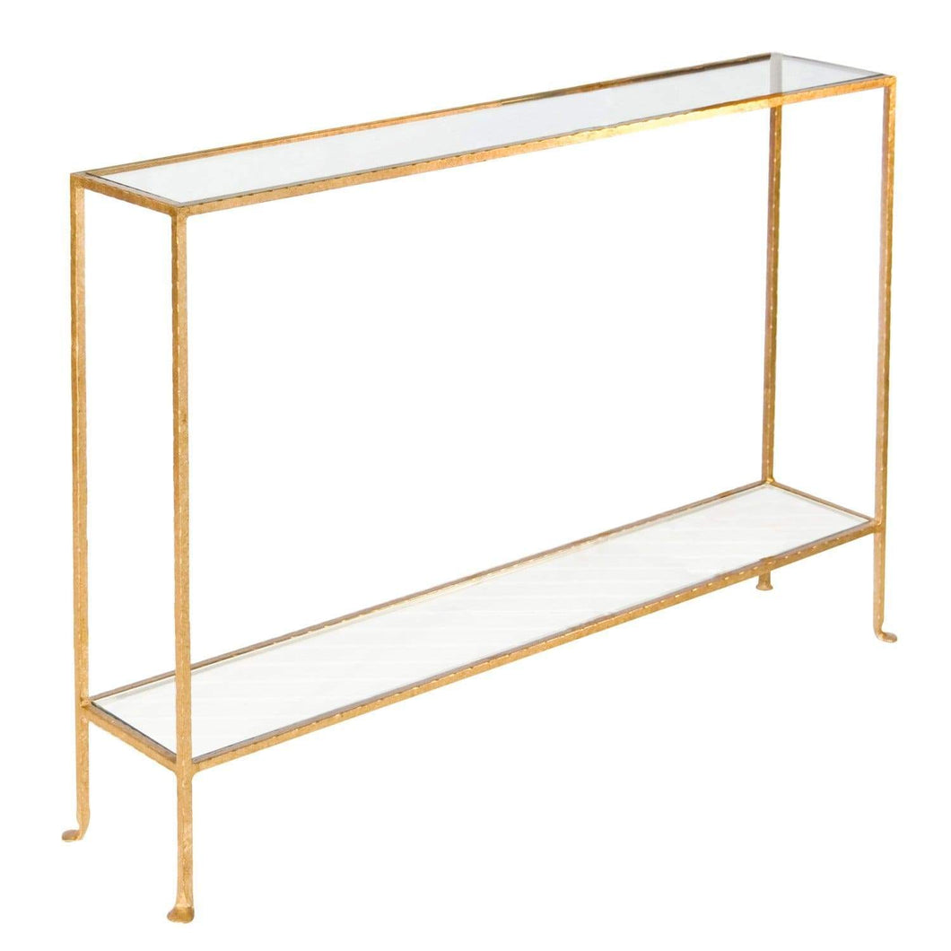 Small Gold Leaf Console